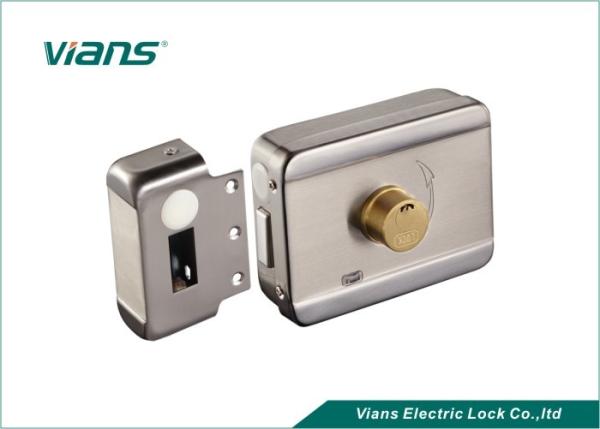 Buy cheap Electric Rim Door Lock With Brass Cylinder , Electronic Door Locks For Homes from wholesalers
