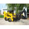 Buy cheap Hydraulic Electric Skid Steer Loader , 20 ° Grade Ability Skid Steer Track Loader from wholesalers
