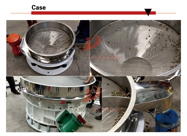 High Efficiency Vibrating Sieve Separator Circular For Powder Materials
