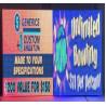 Buy cheap PSE P3RGB Glass Window LED Display For Restaurant And Brand Shops from wholesalers