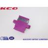 Buy cheap Optical Fiber MPO MTP Patch Cord , MPO Fibra Optica Adapter Violet Color from wholesalers