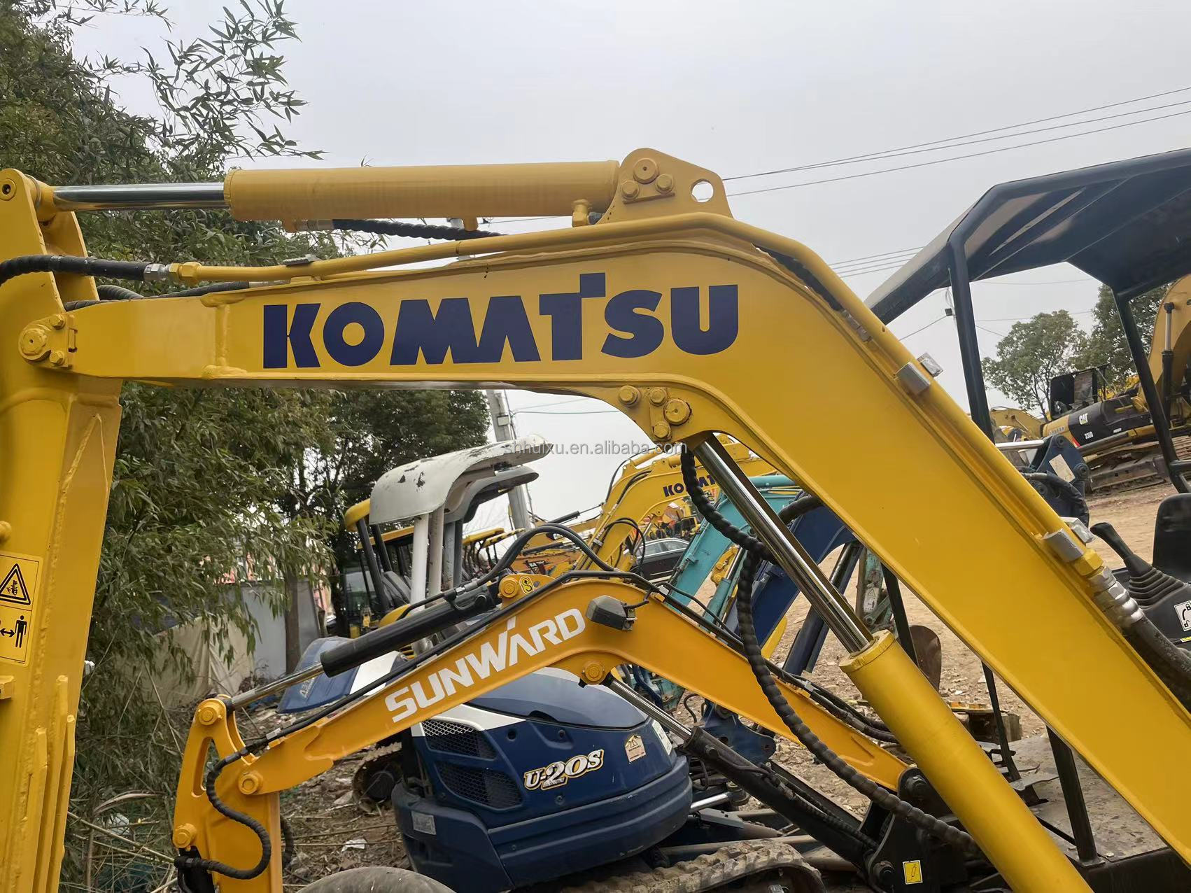 Smallest mini excavator Komatsu PC20 without cab small digger used machinery mini the excav best excav crawler