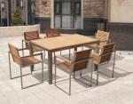 L1400mm Table Rattan Garden Dining Set