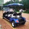Buy cheap Blue 6 Seater 40 Mph Electric Golf Cart 60V 70km-90km Custom from wholesalers
