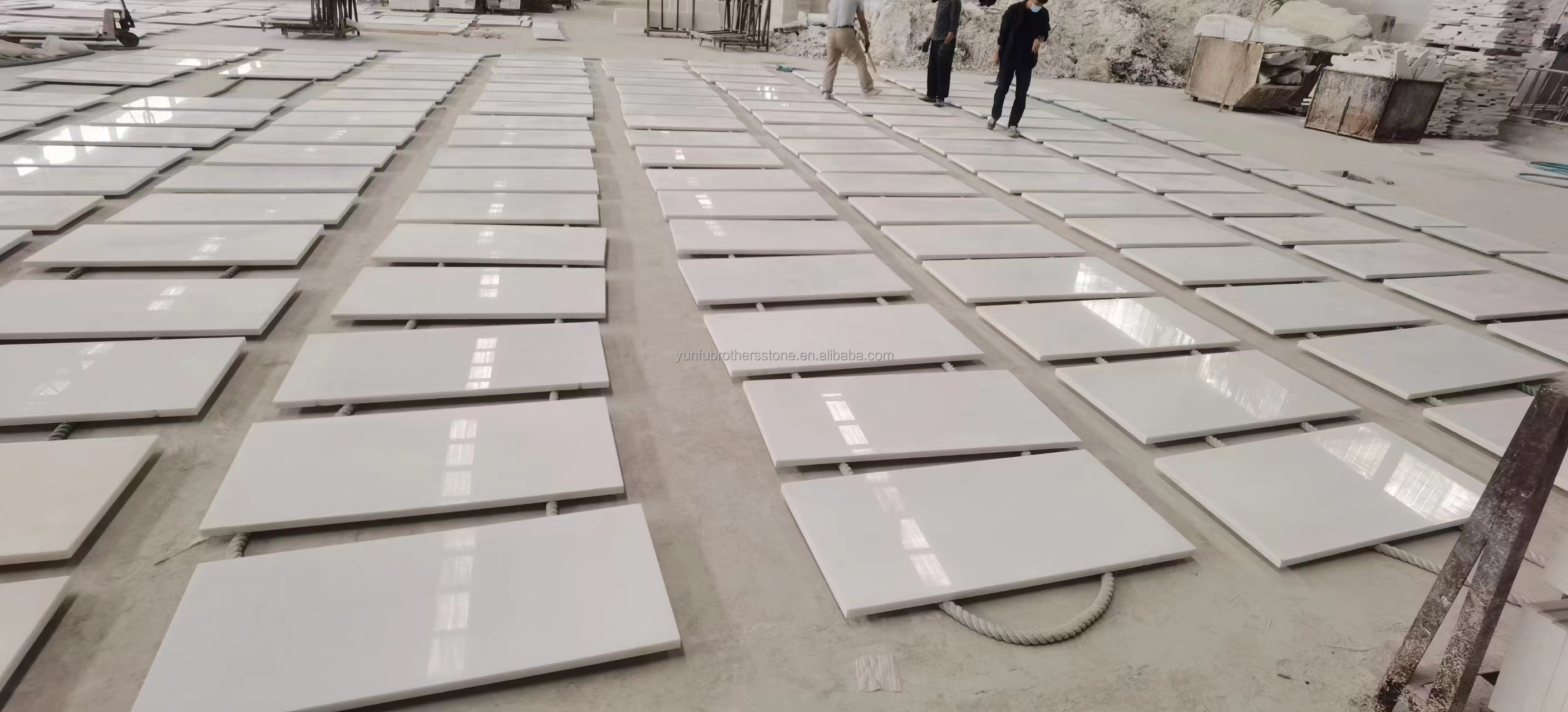 Custom Modern White Onyx Marble Slab for Staircase Dining Table Fireplace Stove Stone