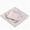 Buy cheap 8 Inch Bagasse Square Plates Large Disposable Dinner Plates Water Resistant from wholesalers