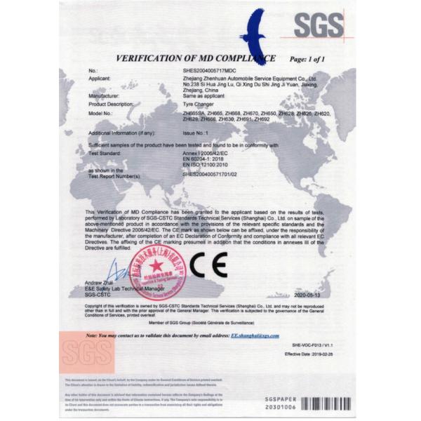 Auto Tire Changer Zh665A