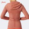 Buy cheap Women Seamless Track Coat Long Sleeve Sports Hooded Jackets Zip Gym Fitness Yoga from wholesalers