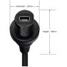 Buy cheap Waterproof LVDS Cable Assembly Flush Extension Cable USB Panel Mount from wholesalers