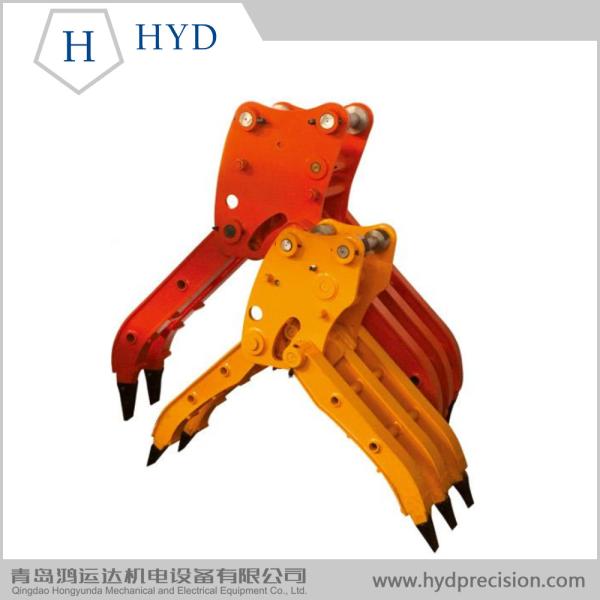 Quality EXCAVATOR HYDRAULIC WOOD GRAPPLE WITH SINGLE CYLINDER for sale