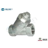 Buy cheap Stainless Steel Y Strainer Valve Corrosion Resistant With BSP / NPT Thread product