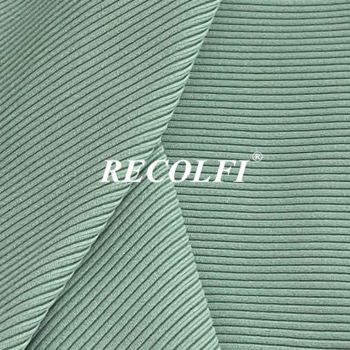 Buy cheap Eco Ribbed Activewear Knit Fabric Sustainable Workout Yoga Wear from wholesalers
