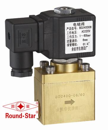 Buy cheap 2 Way Piston Brass Medium Pressure Valve Normally Open 1/4＂2MM from wholesalers