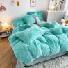 Buy cheap 2024 Hot Blue Luxury Shaggy Warm Mink Velvet Crystal Bedding Set for Winter Bed Linen from wholesalers