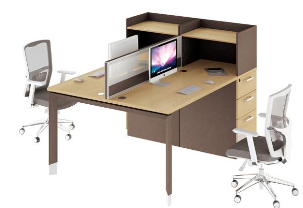 Buy cheap modern 2 seater office panel workstation table furniture from wholesalers