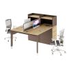 Buy cheap modern 2 seater office panel workstation table furniture from wholesalers