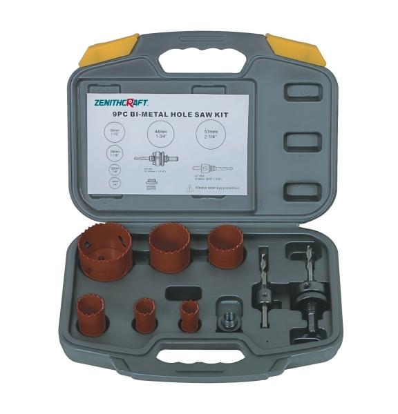 Buy cheap Hss M3 9PC Bi Metal Hole Saw Set For Wood Casting Materials Gypsum Board from wholesalers