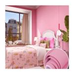 OEM Service Self Adhesive Wallpaper Pink Peel and Stick Solid Pink Contact Paper