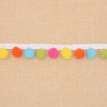 2.5cm Pom Pom Fringe