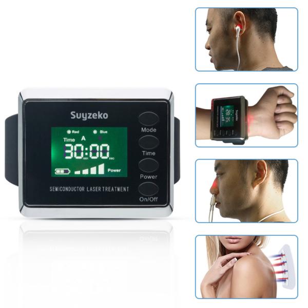 Buy cheap Pain Relief Laser Therapeutic Watch High Intensity Laser Therapy For Rhinitis Treatment from wholesalers