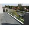 Buy cheap U Channel Frameless Glass Railing Apartment House Staircase / Stairwell Brushed Finish from wholesalers