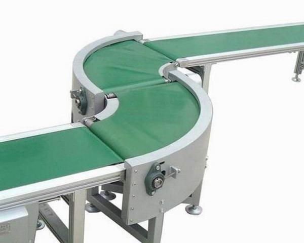 Buy cheap Blue white green pvc turn curve 90 degree conveyor belt 180 degree conveyor belt from wholesalers