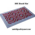25MM Outdoor EVA Base Non Slip Entrance Mats Shoe Scraper Brush Mat 150x150