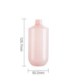 Pink Unique PETG Cosmetic Bottles 200ML Customizable With PP Pump