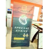 Buy cheap High Resolution Vertical Adjustable Banner Stand For Trade Shows Light Weight product