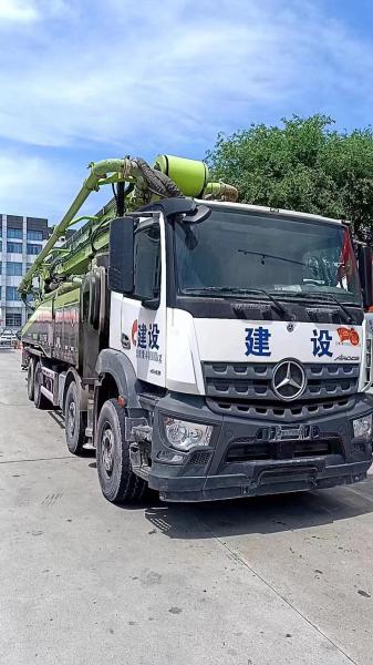 2020 Zoomlion Mercedes Chassis 63m Concrete Pump Truck 180m/h Theor Output Heavy