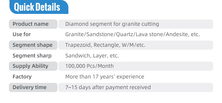 Durable Diamond Saw Blades For Cutting Stone Granite Marble travertine Sintered Type