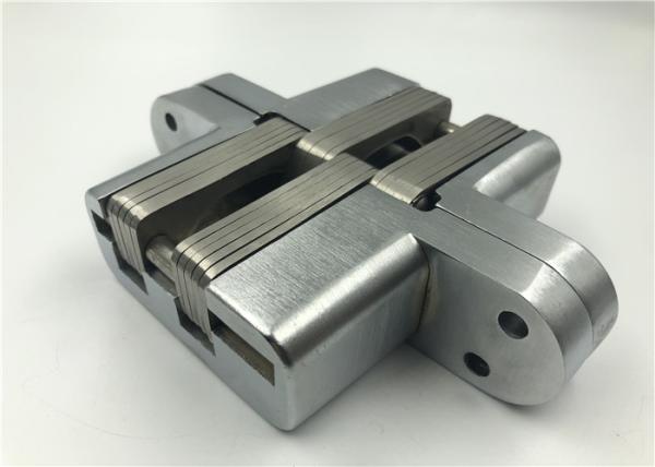 Buy cheap Chrome Zinc Alloy Heavy Duty Hidden Door Hinges For 50mm Wooden Door from wholesalers