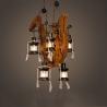 Buy cheap Antique Industrial Retro Wood E27 LED Ceiling Chandelier Lightin Creative LOFT Bar luminaire(WH-VP-241) from wholesalers