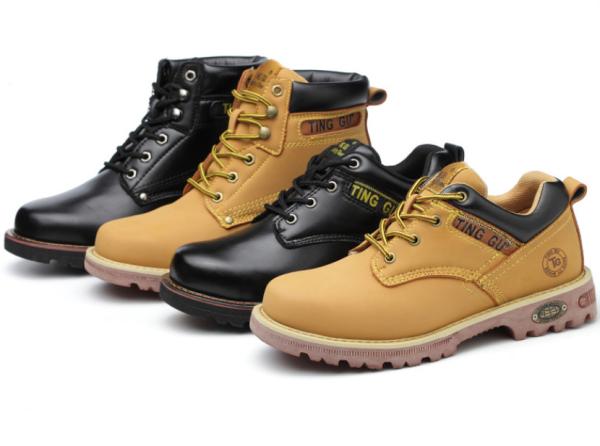 Buy cheap Construction Workers Safety Shoes Anti Smashing And Anti Stab Boots High Top British Martin Boots from wholesalers