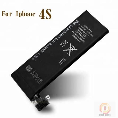 Buy cheap Apple spare parts Battery For Iphone 4 S AAA Grade 3.8 V 1430 mAh 4S Factory 100% Test 0 cycle OEM Replacement Repair from wholesalers