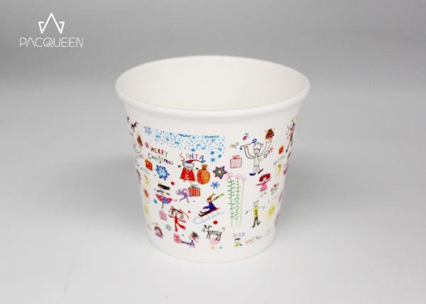 Buy cheap 8 oz Take Away Disposable Ice Cream Cups High Volume Creative Design from wholesalers