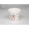 Buy cheap 8 oz Take Away Disposable Ice Cream Cups High Volume Creative Design from wholesalers