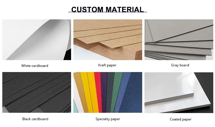 Custom Order Accepted Luxury Paper Bags with Ribbon Handle and Your Logo on Cardboard