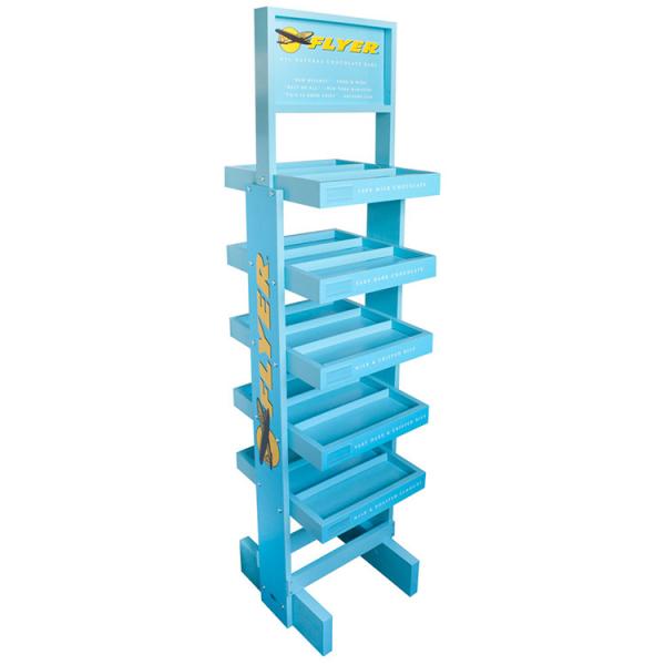 Buy cheap Flyer Chocolates Side Brander Wooden Tray Display Stand from wholesalers