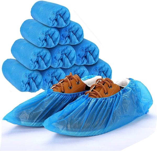 Buy cheap Waterproof Slip Resistant Durable CPE Plastic Disposable Shoe Boot Cover for Hospital from wholesalers