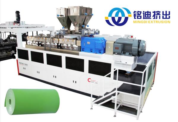 Buy cheap Plastic PP PS Thermoforming Sheet Production Line Extruder Machine 1200-1660mm Width from wholesalers