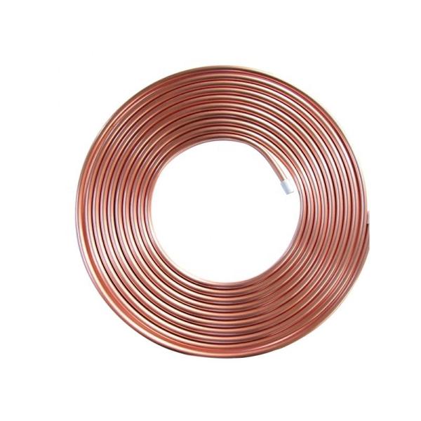 Buy cheap Pancake Design Refrigeration Coil Copper Tube for Air Conditioner and Refrigerator Outside Diameter 1/4" 6mm Grade C1100 15m from wholesalers