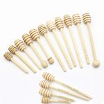 Customized Wooden Honey Stir Sticks Household Milk Tea Coffee Stirring Stick