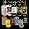 Buy cheap Metal Dog Tag Necklace Pendant Stainless Steel Alloy Enamel Flag Dog ID Tags from wholesalers