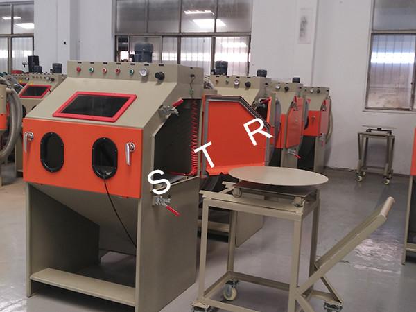 Buy cheap Cabinet Small Sand Blasting Machine / Small Metal Parts Automatic Sandblaster from wholesalers