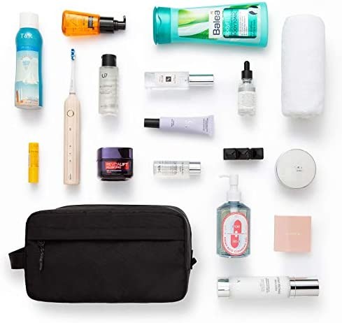 Waterproof and Shock-proof Hanging Toiletry Bag for Men Water Resistant Shaving Bag for Travel