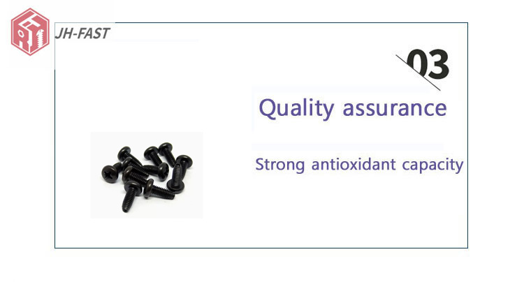 Customized Size Color Zinc M2.2-M9.5 Cross Recessed Pan Head Thread Rolling Screws