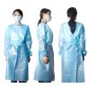 Buy cheap Blue Gown Disposable Non Woven PP PE Hooded Disposable Protective Gown from wholesalers