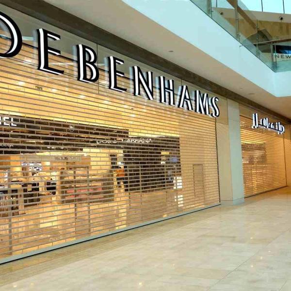 Quality Commercial Transparent Roller Shutter Door , See Through Roller Doors With Display Effect for sale