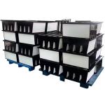 V Cell Medium Efficiency F7 Plastic Frame Mini-Pleated Compact 4 V Bank Air